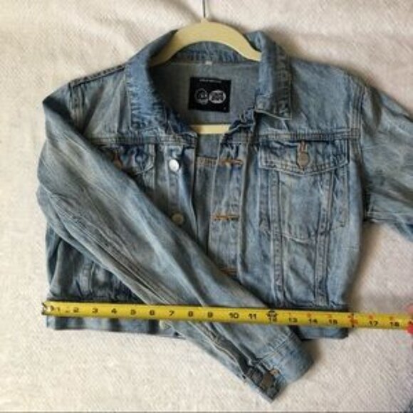 cheap monday cropped jean jacket - Picture 5 of 5